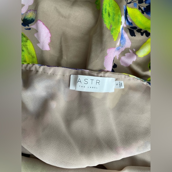 Astr the Label Colette Floral Satin Cutout Midi Dress - Picture 7 of 10